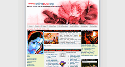 Desktop Screenshot of onlinepuja.org
