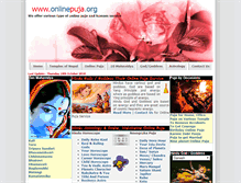 Tablet Screenshot of onlinepuja.org